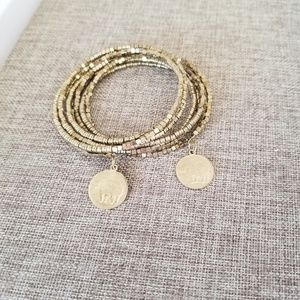 Golden Coil Bracelet